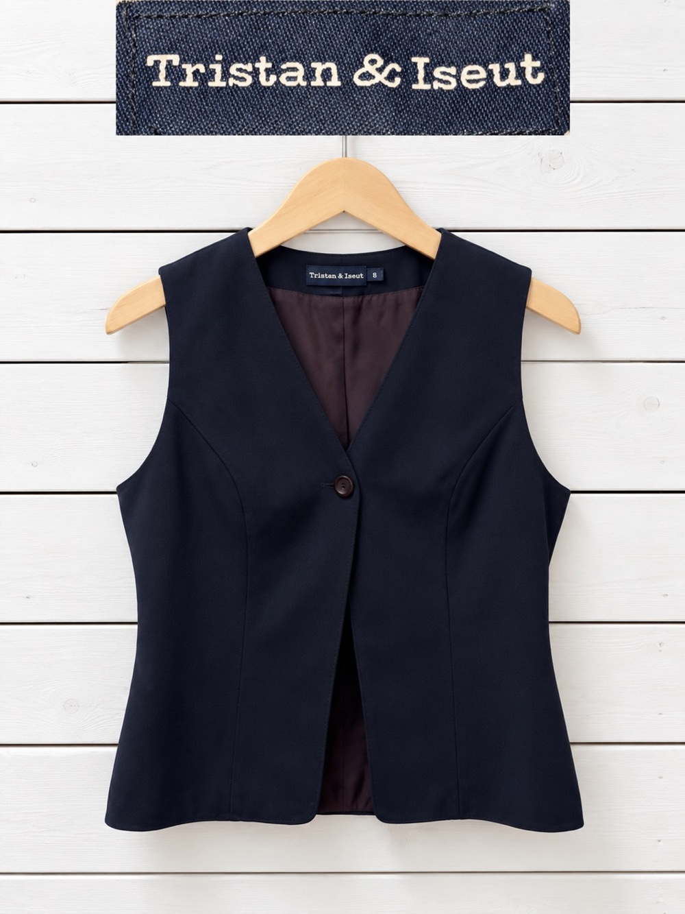 Tristan & Iseut Vintage Tailored Vest – Size 6